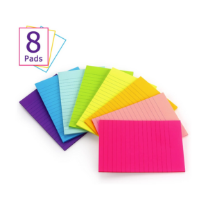 Bright Post Stickies Colorful Big Square Sticky Notes for Office